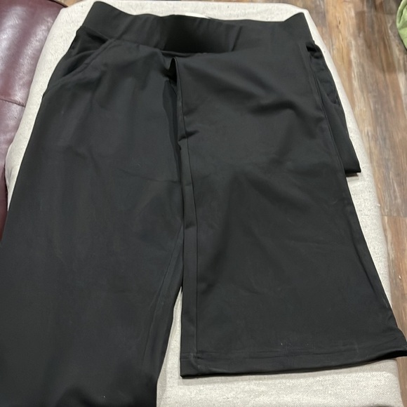 Bamans Pants Black NWT Sz M Flare Legs - Picture 3 of 3
